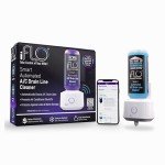 iFLO® Smart Automated A/C Drain Line Cleaner for HVAC System, For Clog-Free, Easy Installation and App-Controlled Air Conditioner Maintenance, Includes 36oz Cleaner Cartridge, 3 Month Supply