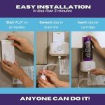 iFLO® Smart Automated A/C Drain Line Cleaner for HVAC System, For Clog-Free, Easy Installation and App-Controlled Air Conditioner Maintenance, Includes 36oz Cleaner Cartridge, 3 Month Supply
