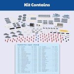 Thames & Kosmos | Robotics Smart Machines | Robotics for Kids 8 and up | STEM Kit builds 8 Robots | Full Color Manual to help with assembly | Requires tablet or smartphone | Parents' Choice Gold Award