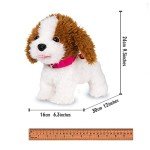WEofferwhatYOUwant Practice Training Teddy – Interactive Plush Labradoodle Toy Dog That Obeys 12 Voice Commands, Walks, Barks, Sings & Dances