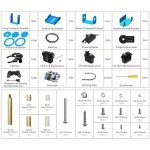 Robotic Arm Kit 6DOF Programming Robot Arm with 5 Servo, Handle, Mechanical Claw and More, PC Software APP Control with Tutorial