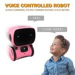 98K Kids Robot Toys for Girls and Boys, Voice Control and Touch Sensor Interactive Smart Talking Robots Intelligent Partner and Teacher with Singing, Dancing, Repeating, Toy Gifts for Kid Age 3 and Up