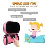 98K Kids Robot Toys for Girls and Boys, Voice Control and Touch Sensor Interactive Smart Talking Robots Intelligent Partner and Teacher with Singing, Dancing, Repeating, Toy Gifts for Kid Age 3 and Up