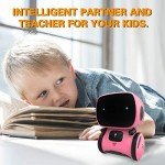 98K Kids Robot Toys for Girls and Boys, Voice Control and Touch Sensor Interactive Smart Talking Robots Intelligent Partner and Teacher with Singing, Dancing, Repeating, Toy Gifts for Kid Age 3 and Up