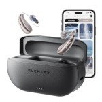 ELEHEAR-Beyond Hearing Aids, Rechargeable Bluetooth OTC Hearing Aids for Seniors with AI Noise Cancellation, Superior Sound Quality Smart, Bluetooth Enabled & App Control, Champagne Gold