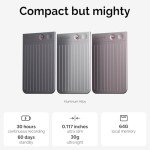 AI Voice Recorder, PLAUD Note Voice Recorder w/Case, App Control, Transcribe & Summarize with AI Technology, Support 112 Languages, 64GB Memory, Audio Recorder for Lectures, Meetings, Calls, Black