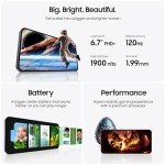 SAMSUNG Galaxy S24 FE AI Phone, 128GB Unlocked Android Smartphone, High-Res 50MP Camera, Long Battery Life, Brighter Display Screen, US Version, 2024, US 1 Yr Manufacturer Warranty, Gray