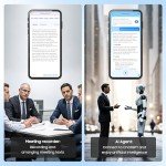 AI Translation Earbuds Real Time Powered by ChatGPT,Translator for 147 Languages& Accents,Audifonos Traductores Inglés Español,Translation Device Earphones, Ideal for Travel/Business/Learning,Black