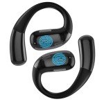 AI Translation Earbuds Real Time Powered by ChatGPT,Translator for 147 Languages& Accents,Audifonos Traductores Inglés Español,Translation Device Earphones, Ideal for Travel/Business/Learning,Black