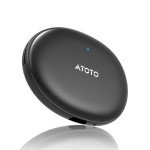 Wireless Carplay Adapter with Dual WiFi,2 in 1 CarPlay and Android Auto Wireless Adapter Support 256 GB TF Card，Smart AI Dongle Power by ChatGPT,2G+16G,AD5A,Dark Black