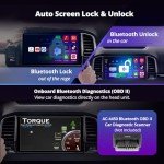 Wireless Carplay Adapter with Dual WiFi,2 in 1 CarPlay and Android Auto Wireless Adapter Support 256 GB TF Card，Smart AI Dongle Power by ChatGPT,2G+16G,AD5A,Dark Black