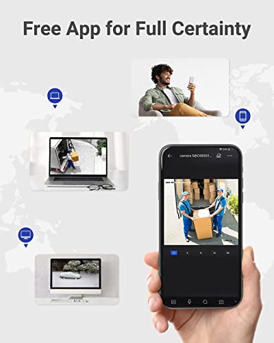 ANNKE 5MP Outdoor Security Camera with AI Detection