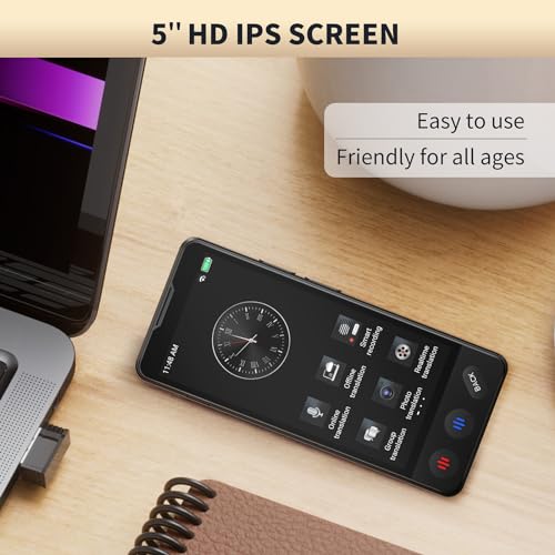 Portable AI Language Translator, 138 Languages Instant Voice
