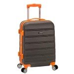 Expandable 20-Inch Charcoal Spinner Luggage