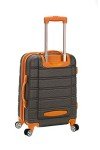 Expandable 20-Inch Charcoal Spinner Luggage