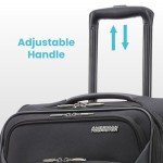 American Tourister 20" Expandable Softside Luggage, Black