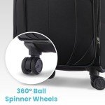 American Tourister 20" Expandable Softside Luggage, Black