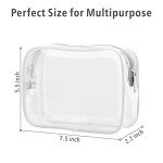 TSA Approved Clear Toiletry Bag Set - 3 Pack