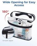 BAGSMART TSA Approved Clear Toiletry Bag Set