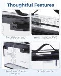 BAGSMART TSA Approved Clear Toiletry Bag Set