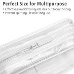 TSA Approved Clear Toiletry Bag Set - 3 Pack