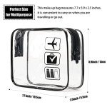 TSA Approved Clear Toiletry Bag Set for Travel