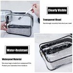 TSA Approved Clear Toiletry Bag Set for Travel