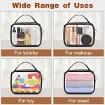 TSA Approved Clear Toiletry Bags - 2 Pack