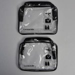 TSA Approved Clear Toiletry Bags - 2 Pack