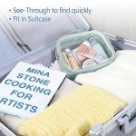 TSA-Approved Clear Toiletry Bags - 2 Pack