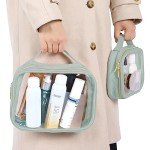 TSA-Approved Clear Toiletry Bags - 2 Pack
