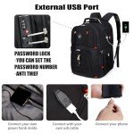 50L Travel Laptop Backpack with USB Port