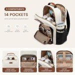 Stylish Waterproof Travel Backpack for Women