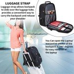 50L Travel Laptop Backpack with USB Port