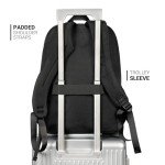 ZORFIN 26L Water-Resistant Travel Backpack - Black