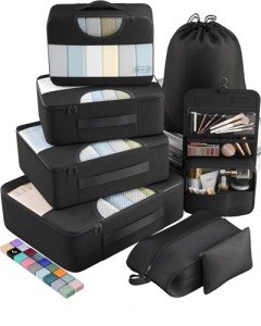 Veken Travel Packing Cubes Set - 8 Sizes