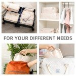 Packing Cubes Set for Organised Travel - Cream