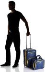 Stylish Rockland Navy 2-Piece Softside Luggage Set