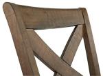 Moriville Rustic Farmhouse Upholstered Barstools, Set of 2