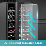 Compact 45-Bottle Wine Cooler for Man Cave