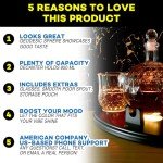 LED Whiskey Decanter Set with Epcot Design