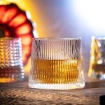 Set of 3 Old Fashioned Whiskey Glasses