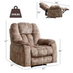 Phoenix Manual Recliner Chair with Massage and Heat