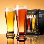Baalaka Set of 2 Classic Pilsner Beer Glasses