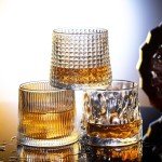 Set of 3 Old Fashioned Whiskey Glasses