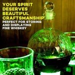 LED Whiskey Decanter Set with Epcot Design