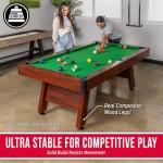GoSports 7 ft Billiards Pool Table for Game Room