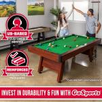 GoSports 7 ft Billiards Pool Table for Game Room