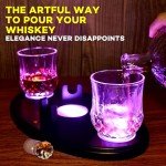 LED Whiskey Decanter Set with Epcot Design