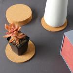 6-Pack 3.9-Inch Cork Coasters for Drinks and Plants